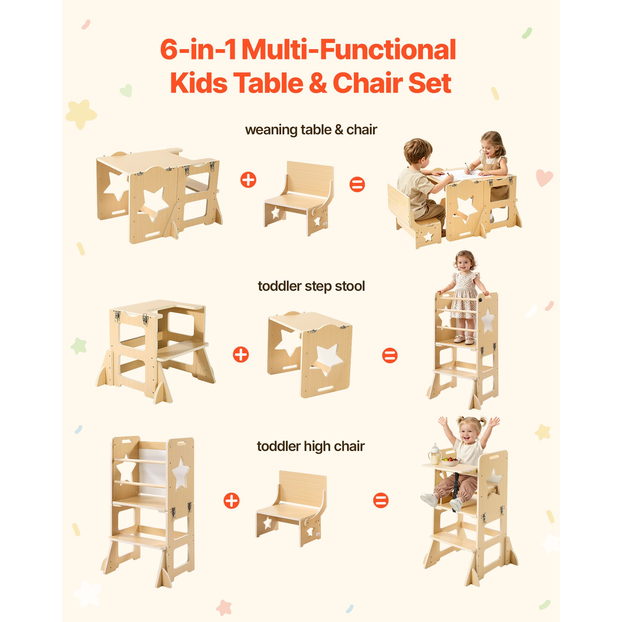 Toddler Tower, Wooden, 6 in 1  - Toddler Learning Tower review and price