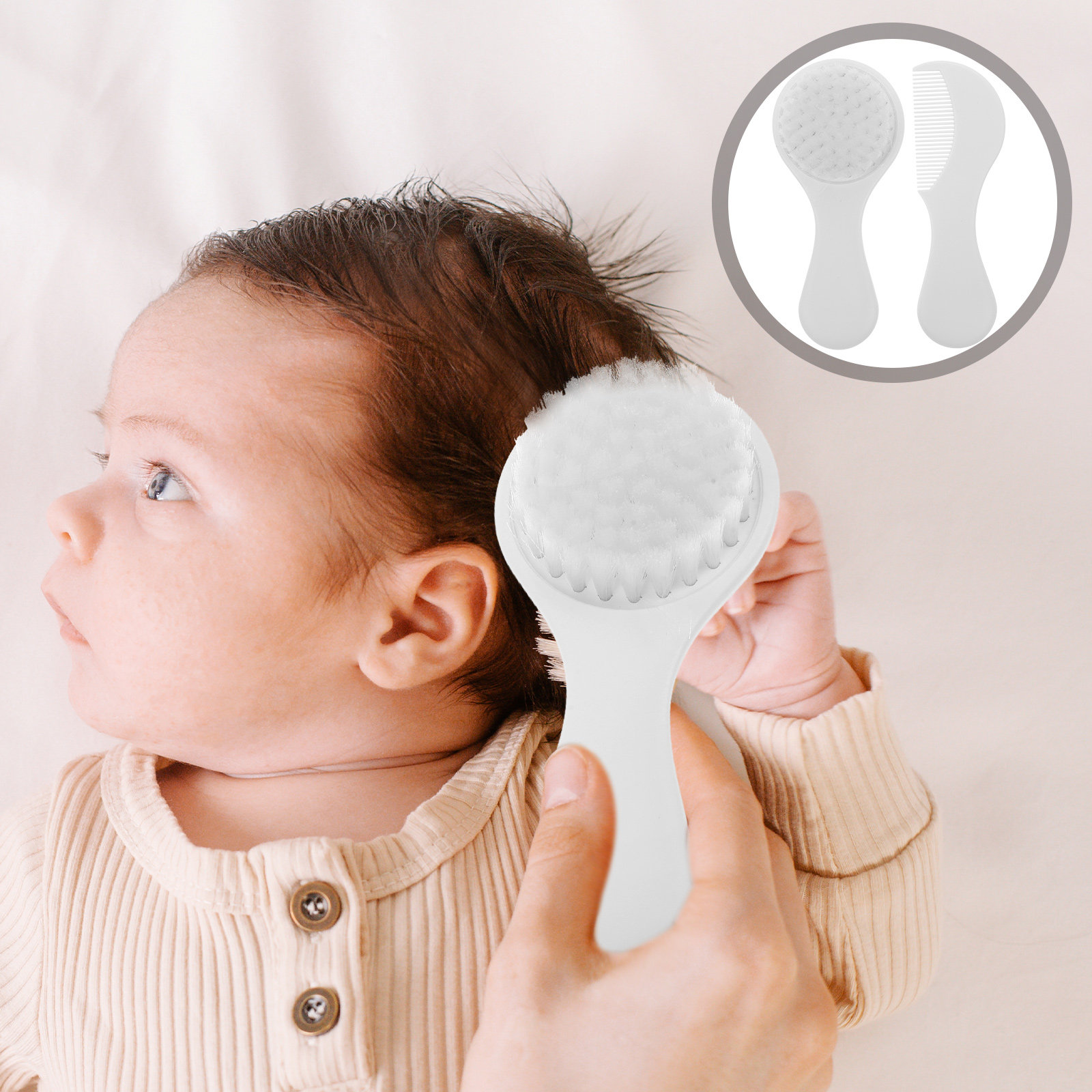2 Pcs Baby Hair Brush Must Hav - Baby Products Kit For Newborn review and price
